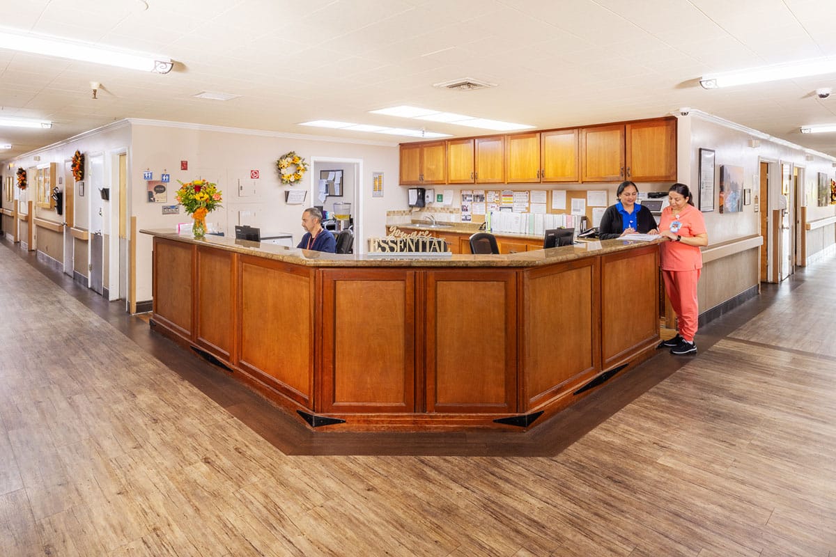 Nurses station at Oakwood Gardens
